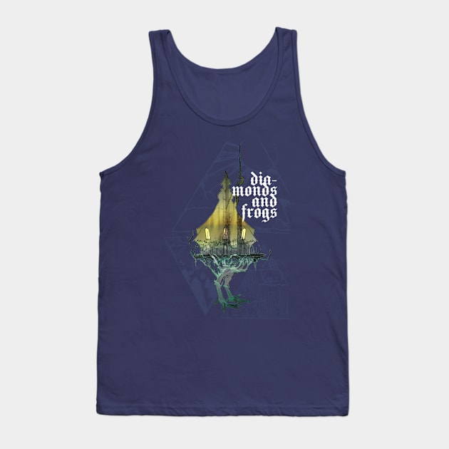 Diamonds and Frogs Tank Top by Myrrh Larsen